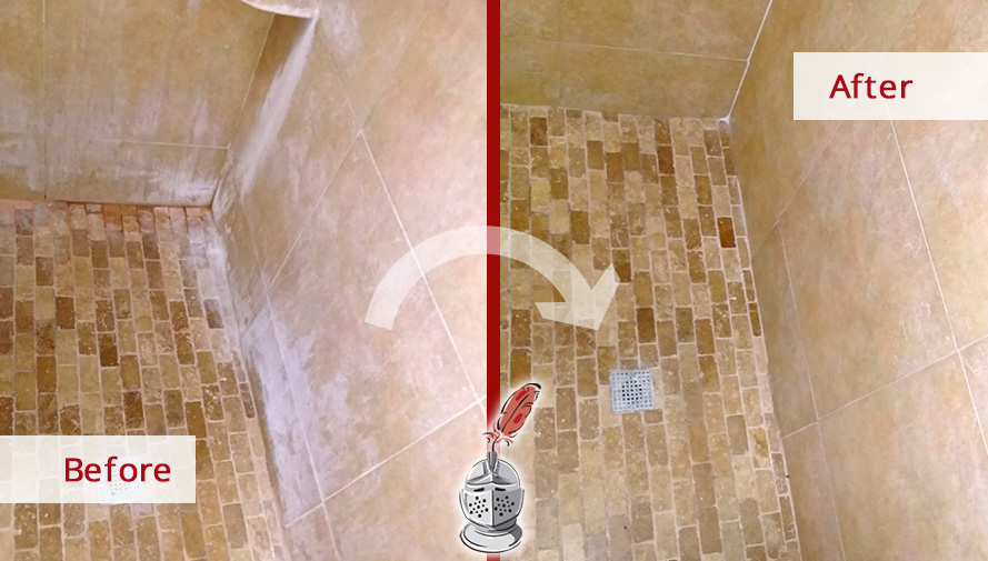 How to Clean Hard Water Residue From a Stone Shower - House Cleaning &  Office Cleaning Services in Toms River, NJ