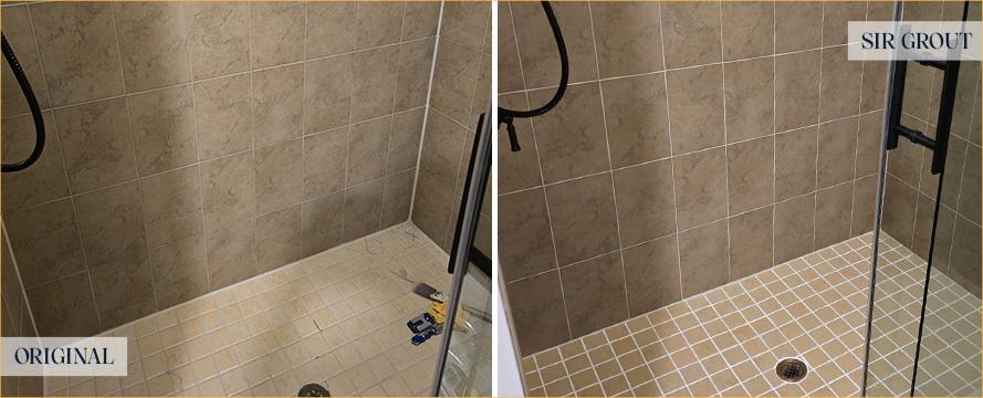 Shower Restored by Our Skilled Tile and Grout Cleaners in Wesley Chapel, FL